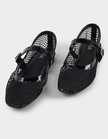 MIA Rayza Womens Mesh Ballet Flats Alternative Image