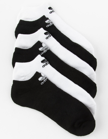 ADIDAS 6 Pack Trefoil No-Show Mens Socks Primary Image