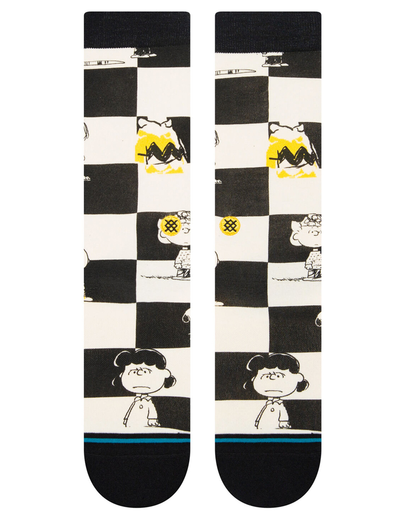 STANCE x Peanuts Checked Mens Socks image number 1