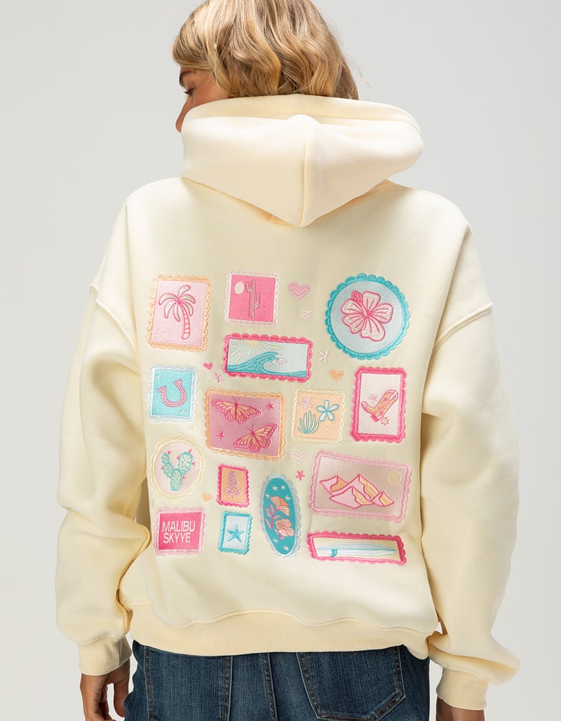 MALIBU SKYYE Stamps Womens Hoodie image number 0