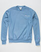 CHAMPION Script Mens Powder Blue Crew Sweatshirt image number 1