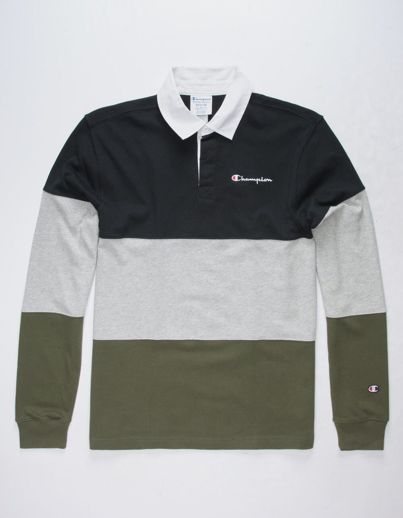 CHAMPION Color Block Mens Rugby Shirt image number 0