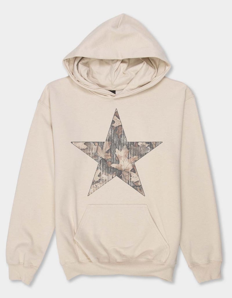 STAR Woodland Unisex Kids Hoodie image number 0