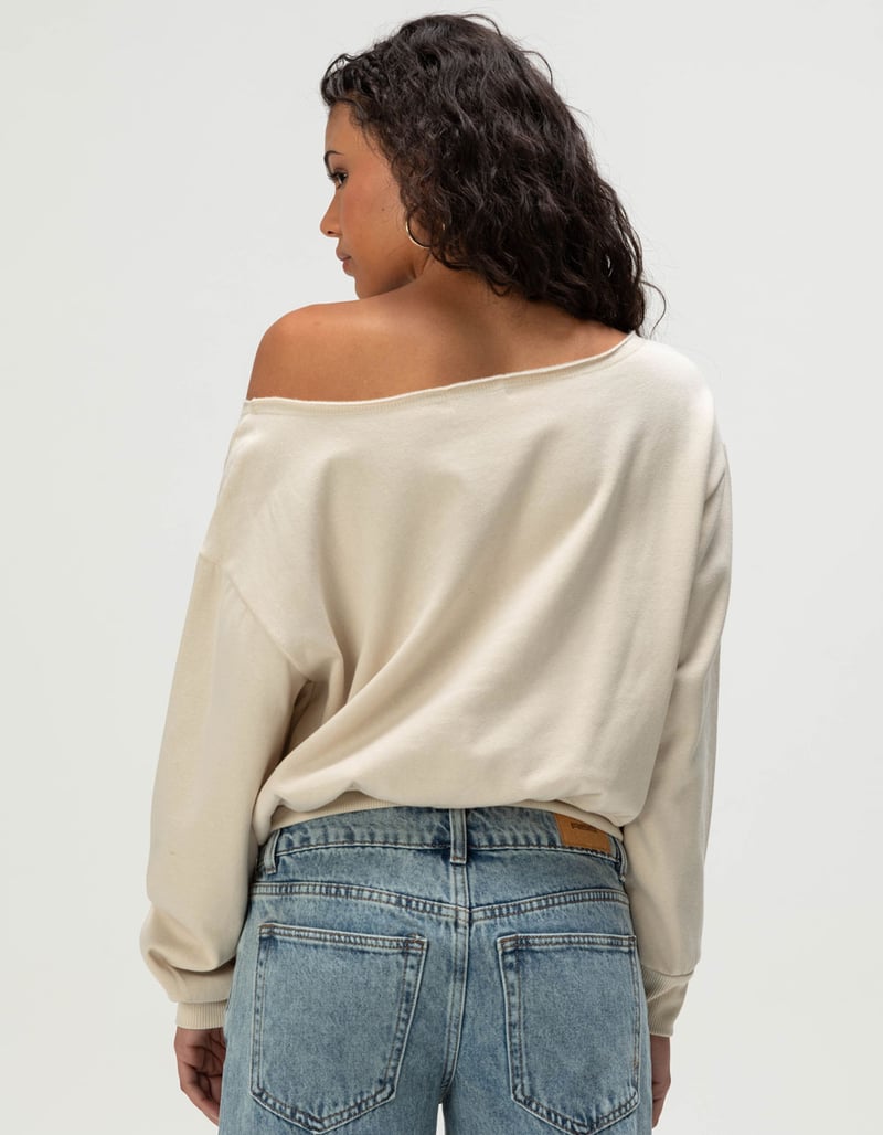 RSQ Womens Retro Car Oversized Sweatshirt image number 3