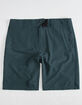 NITROUS BLACK Format Teal Blue Mens Hybrid Shorts image number 1