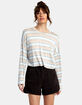 RVCA Countdown II Womens Long Sleeve Knit Top image number 1