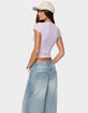 EDIKTED Tay Short Sleeve Top image number 3