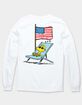 PEANUTS Woodstock America Flag Unisex Long Sleeve Tee image number 2