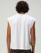 RSQ Mens Washed Cropped Muscle Tee image number 5