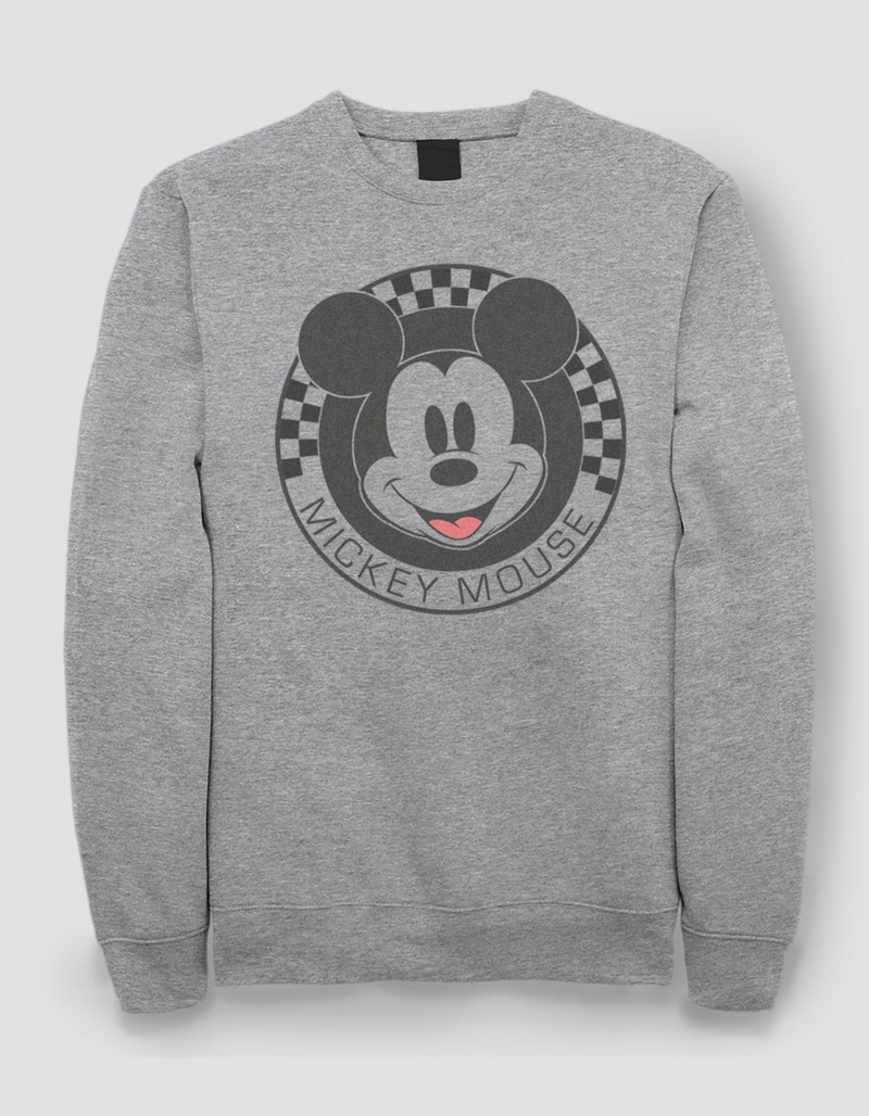 DISNEY Mickey Mouse Checkered Unisex Crewneck Sweatshirt image number 0