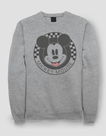 DISNEY Mickey Mouse Checkered Unisex Crewneck Sweatshirt Primary Image