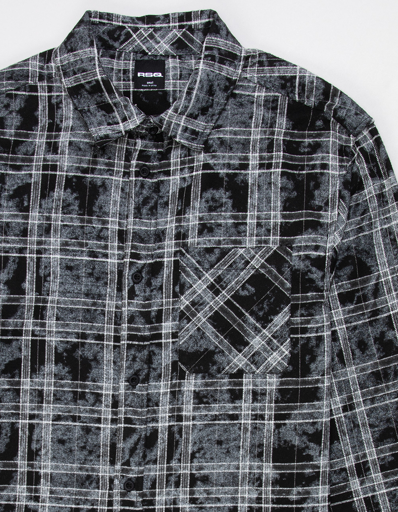 RSQ Mens Textured Flannel image number 1