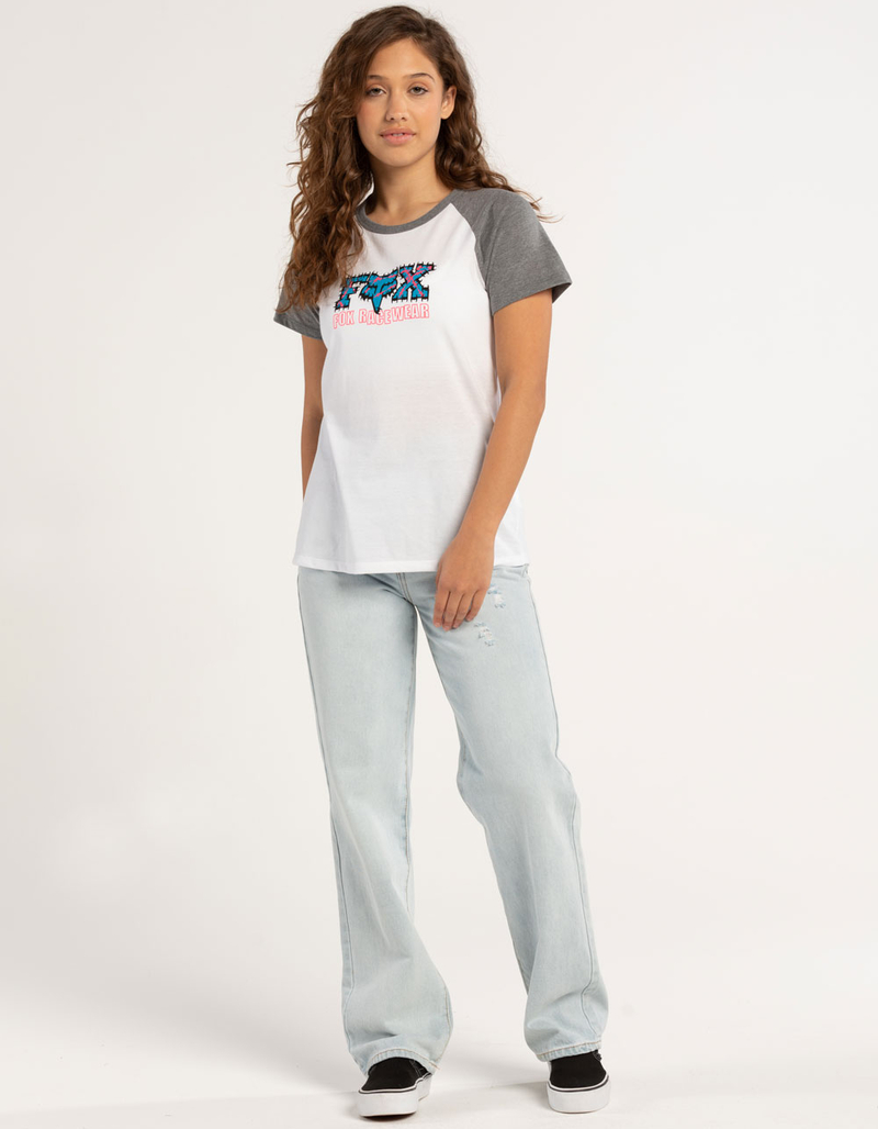 FOX Barb Wire Womens Raglan Tee image number 3