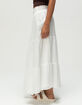 RSQ Womens Low Rise Tiered Maxi Skirt image number 3
