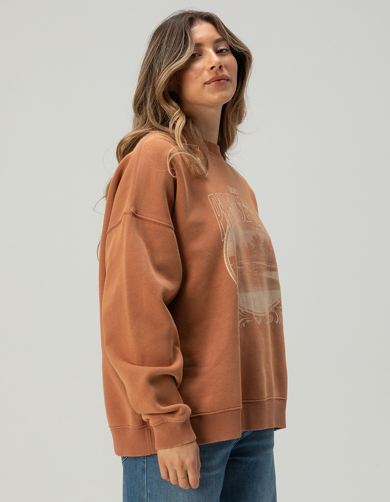 ROXY Lineup Womens Oversized Crewneck Sweatshirt image number 2