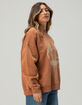 ROXY Lineup Womens Oversized Crewneck Sweatshirt image number 3