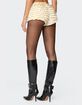 EDIKTED Ruffled Micro Bloomer Shorts image number 5
