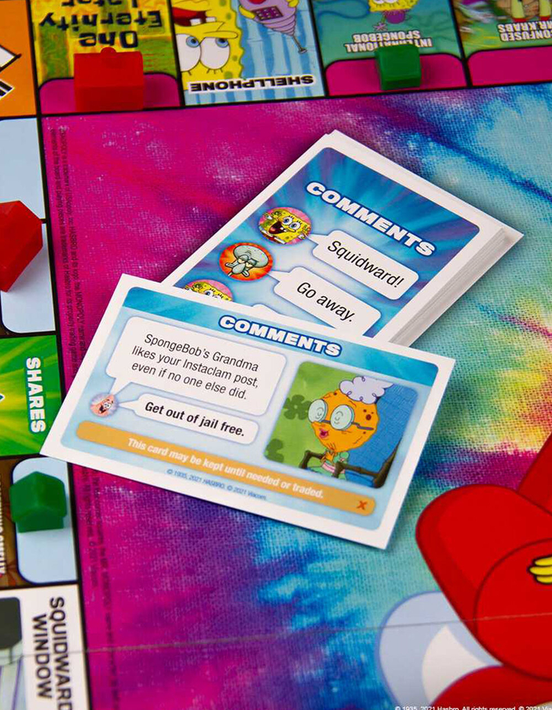 MONOPOLY&reg; SpongeBob SquarePants Meme Edition Board Game image number 3