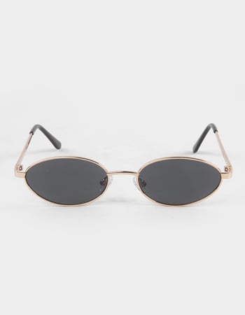 RSQ Oval Metal Sunglasses Alternative Image