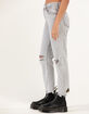 DAZE DENIM Womens High Rise Straight Up Jeans image number 3