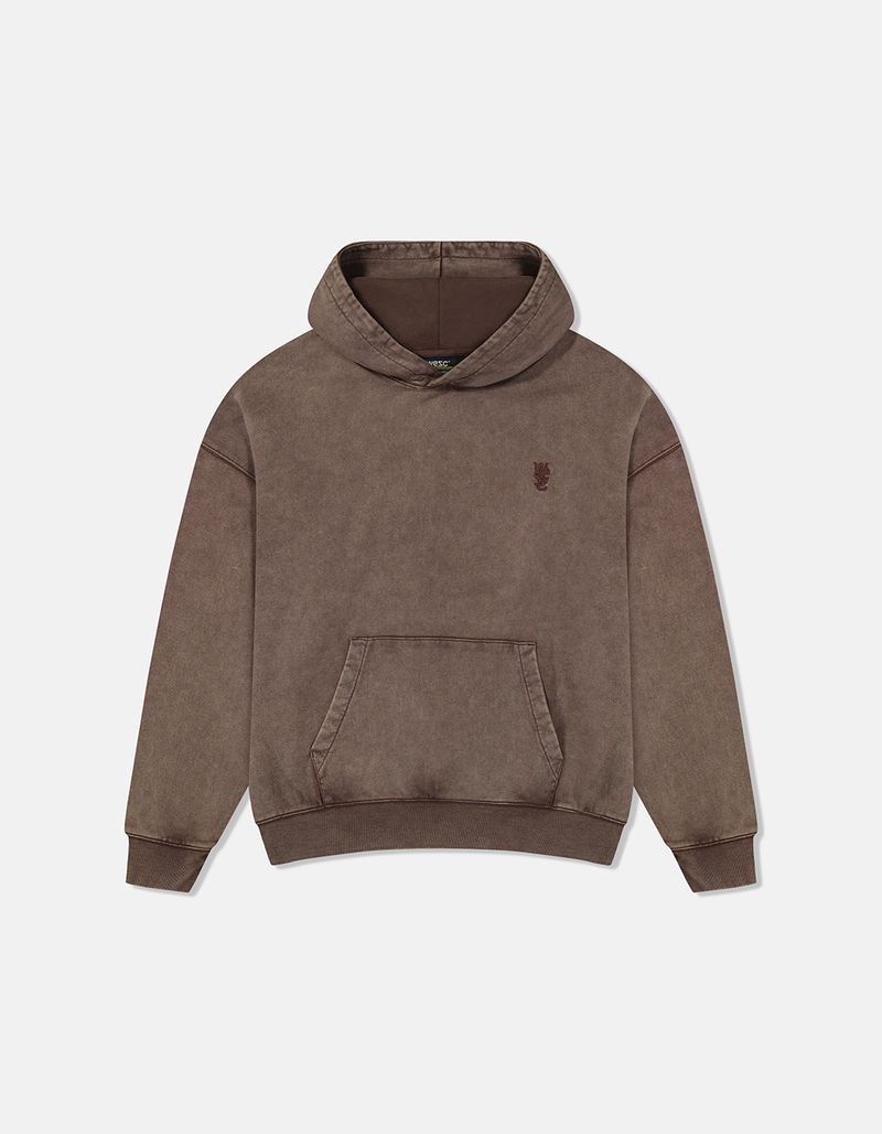 WESC Dropped Shoulder Enzyme Washed Mens Hoodie image number 0