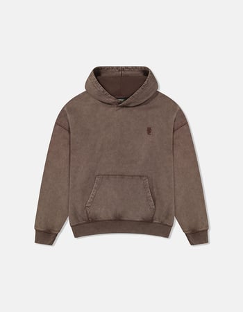 WESC Dropped Shoulder Enzyme Washed Mens Hoodie Primary Image