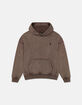 WESC Dropped Shoulder Enzyme Washed Mens Hoodie image number 1