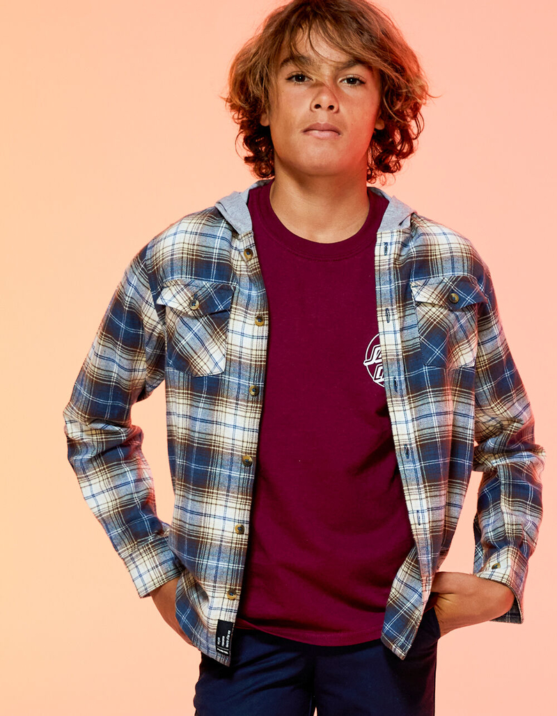 RSQ Boys Hooded Flannel image number 0