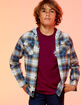 RSQ Boys Hooded Flannel image number 1