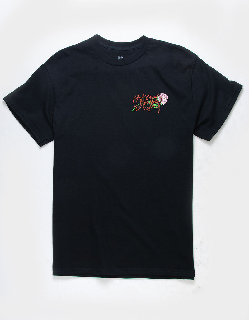 OBEY Thorns And Roses Mens Tee image number 1