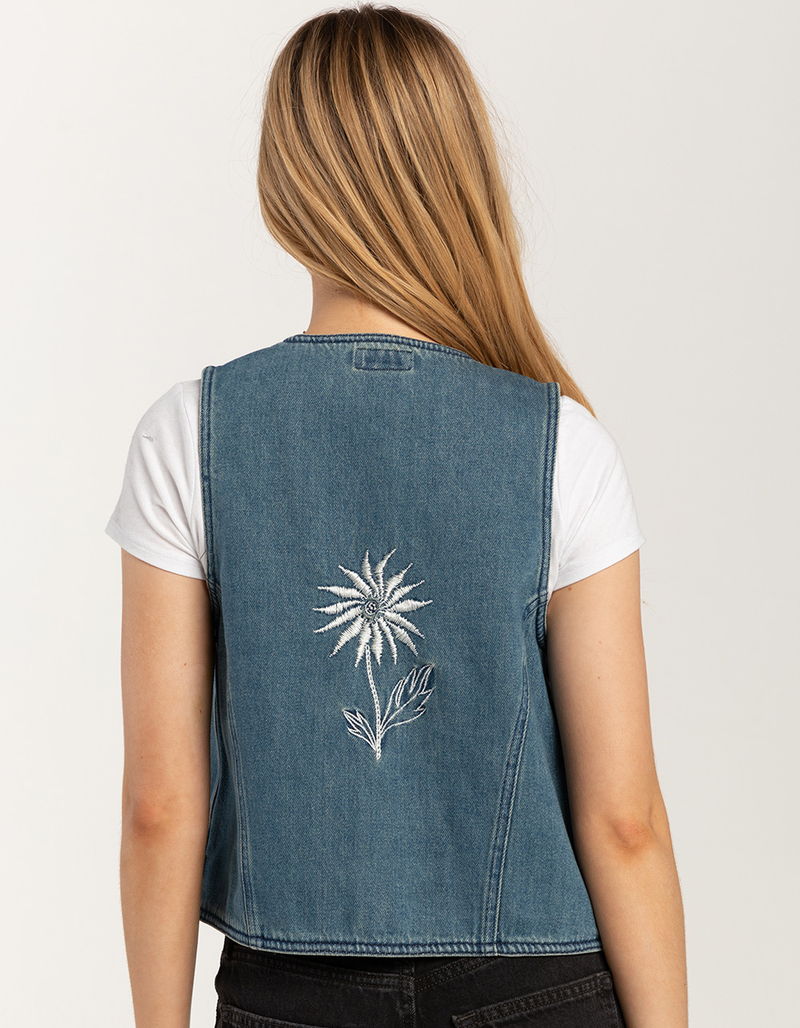 BRIXTON Frisco Womens Denim Vest image number 1