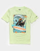 HURLEY Surfin Chimp Boys Neon Yellow T-Shirt image number 1
