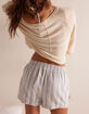 FREE PEOPLE Day to Day Womens Flannel Boxers image number 2