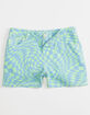 RSQ Girls Checker High Rise Mom Shorts image number 1