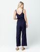 IVY & MAIN Solid Belted Navy Womens Jumpsuit image number 3