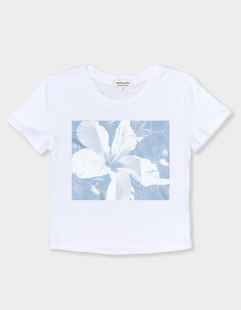 HIBISCUS Photo Womens Baby Tee Alternative Image