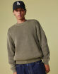RSQ Mens Washed Crewneck Sweater image number 4