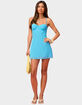 EDIKTED Barbie&trade; Muse Cupped Chiffon Mini Dress image number 4