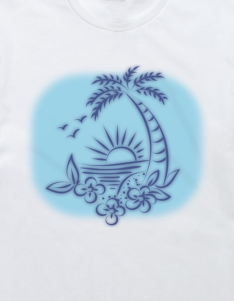 BEACH Airbrush Unisex Tee image number 1