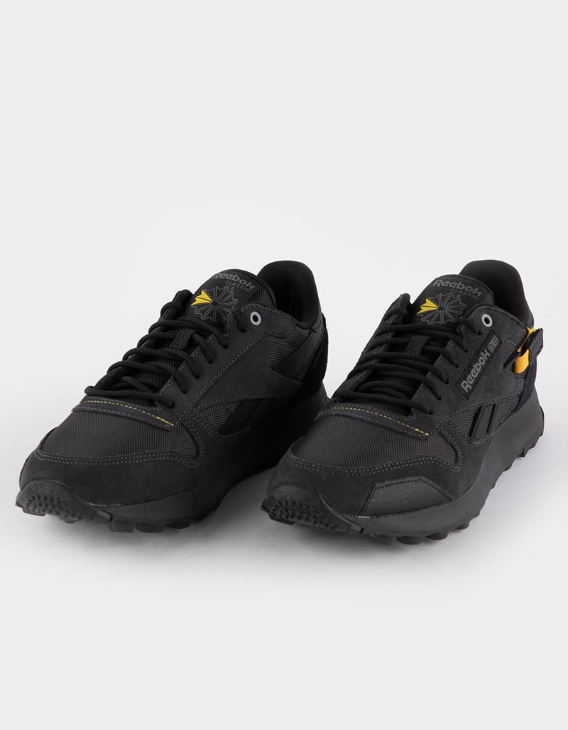 REEBOK Classic Leather Mens Shoes - BLACK - 11 | Tillys