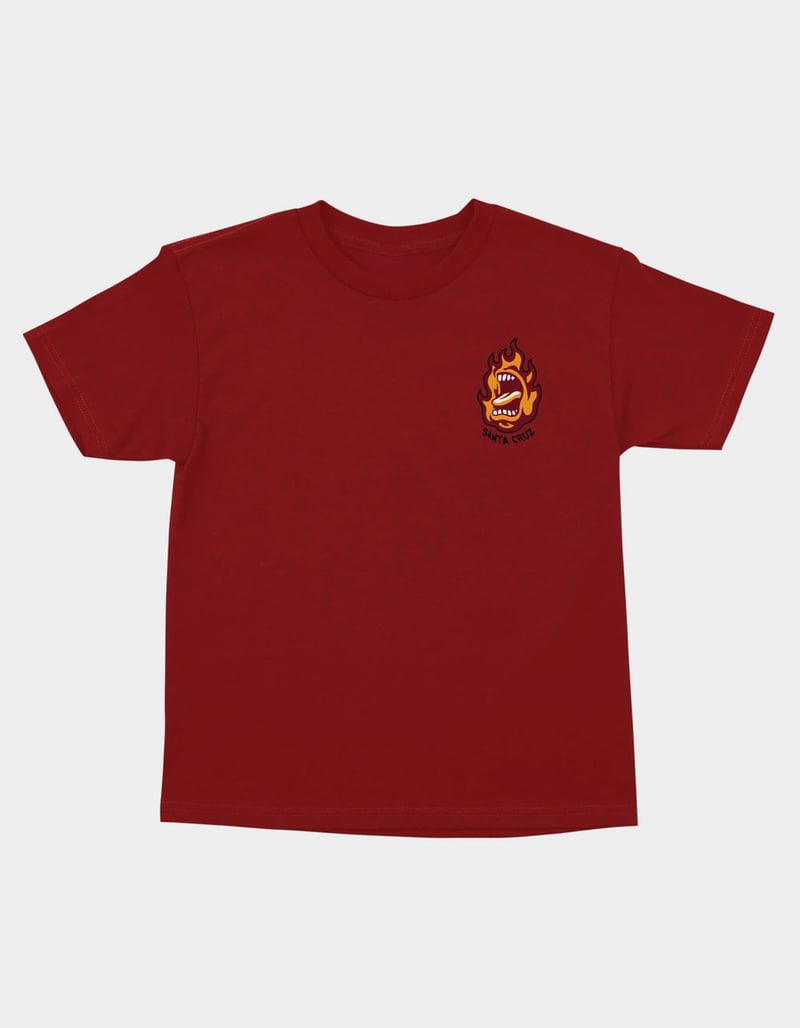 SANTA CRUZ Ringed Scream Boys Tee image number 2