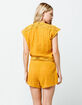 O'NEILL Salt Water Cover Up Yellow Womens Romper image number 3