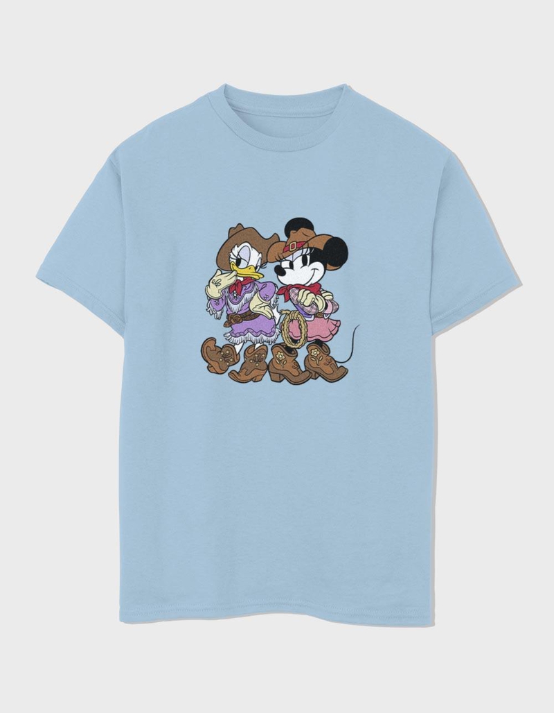 DISNEY Daisy And Minnie Cowgirls Unisex Kids Tee image number 0