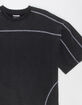 RSQ Mens Seamed Baggy Crop Tee image number 6