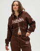 VON DUTCH Logo Womens Zip-Up Hoodie image number 4