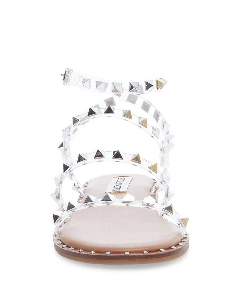 STEVE MADDEN Travel Womens Clear Sandals image number 4