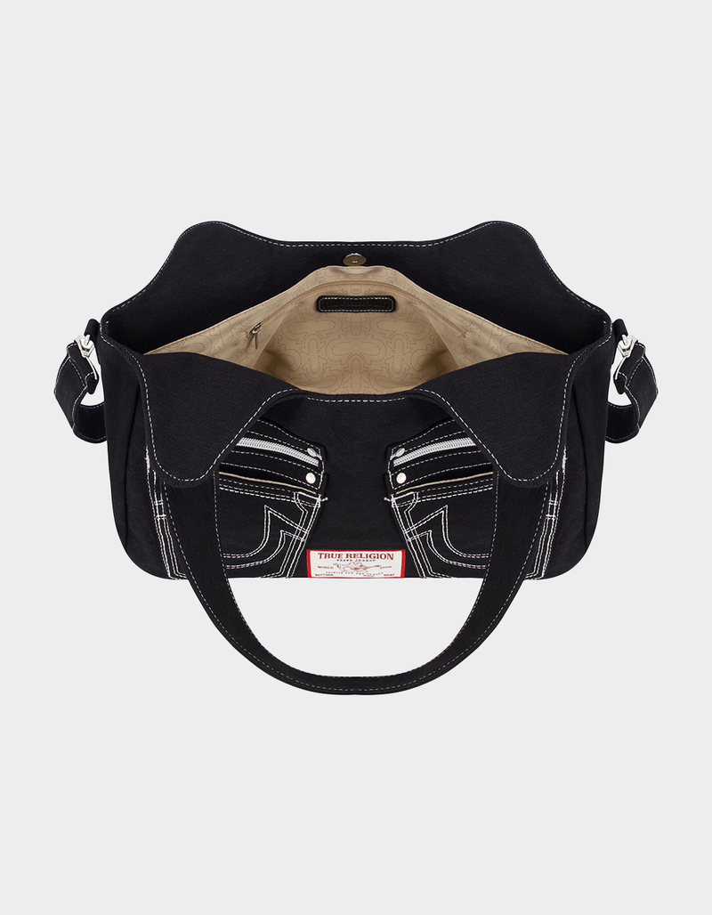 TRUE RELIGION Horseshoe Stitch Satchel Bag image number 3