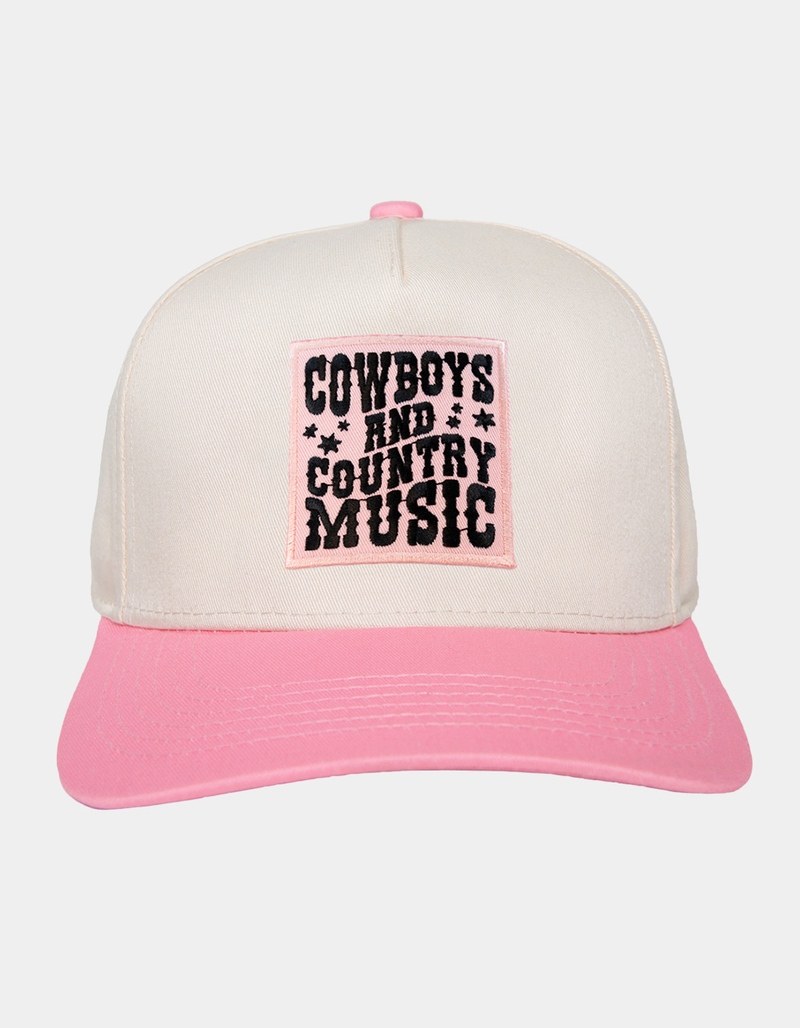 KATYDID Cowboys & Country Music Pink Patch Hat image number 0