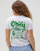 OBEY Submit To The Rhythm Womens Relaxed Tee image number 1