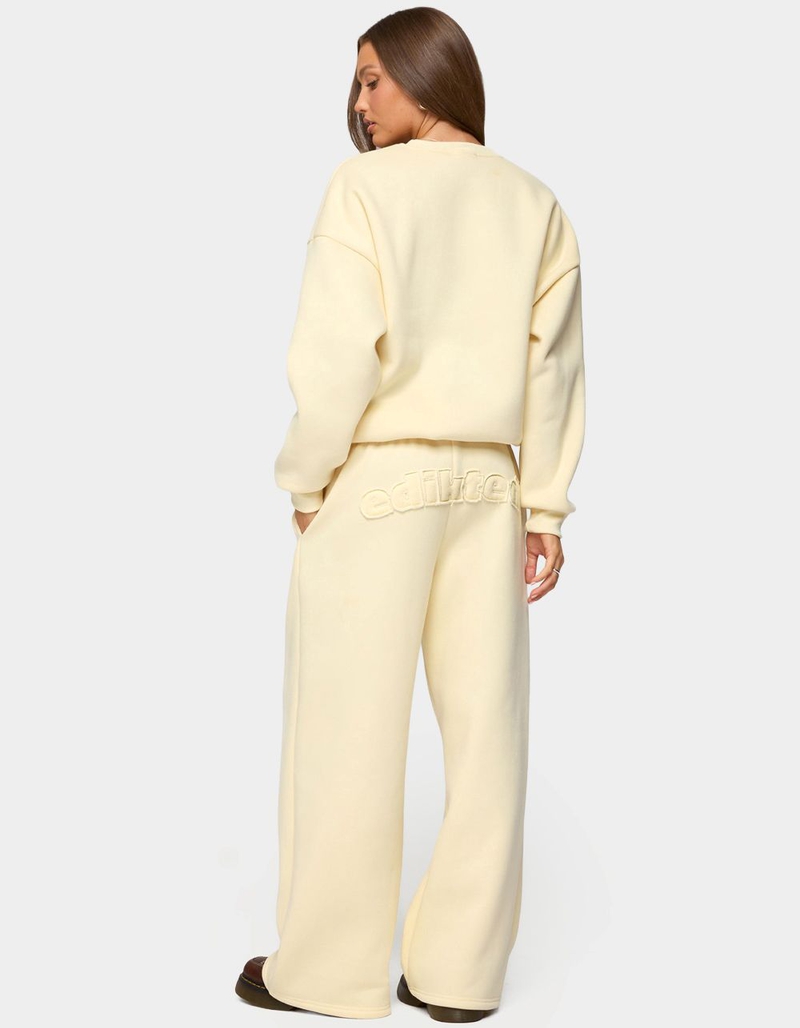 EDIKTED Jaylie Edikted Wide Leg Sweatpants image number 3